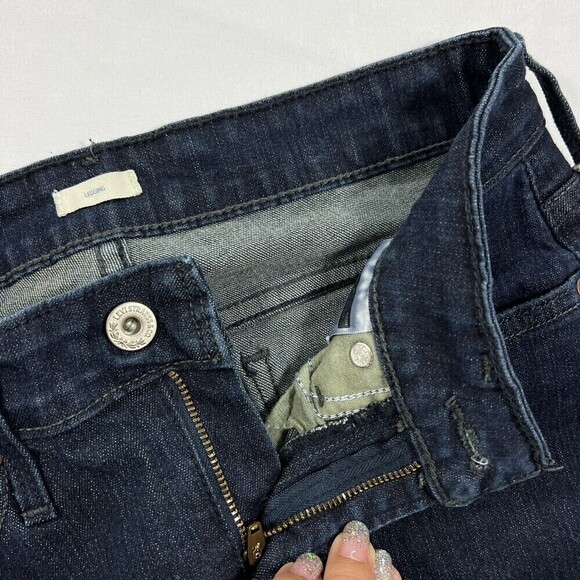 Levi Strauss & Co Legging Stretch Skinny Dark Wash Jean Size W27 - Picture 4 of 10